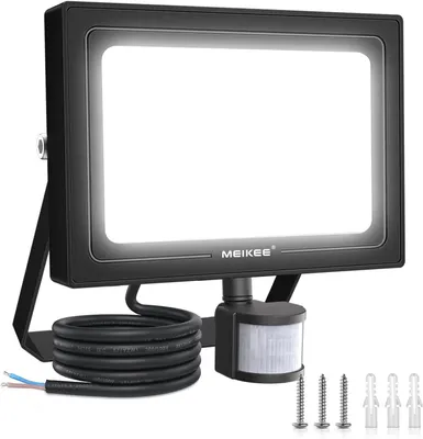LED-Strahler 30W mit Bewegungssensor, 2820 lm, 6500 K, kaltweiß