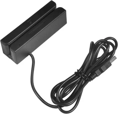 Produktbild von Magnetkartenleser 3 Spuren LED Display für POS Systeme Schwarz