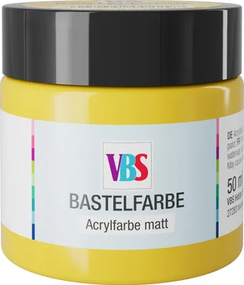 Produktbild von VBS Bastelfarbe, 50 ml Gelb