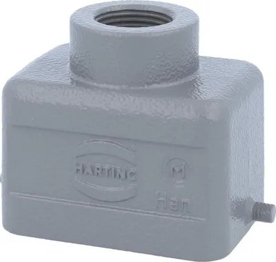 Produktbild von HART Tüllengeh.-Obert.M20 19300061440 gerader Kabelausgang niedr.Bauform