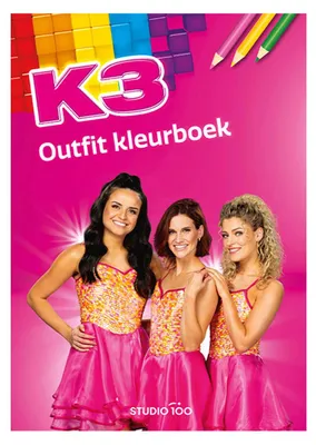 Produktbild von K3 Kleurboek - Outfit Kleurboek