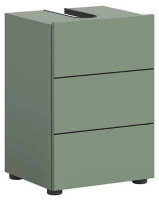 Produktbild von Waschtischunterschrank Vira Xonox - Rauchgrün - 38x56x34 cm
