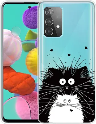 Zdjęcie produktu dla Pokrowiec König Design kompatybilny z Samsung Galaxy A72 5G - plastikowe, miękkie etui na telefon - przezroczyste etui na telefon