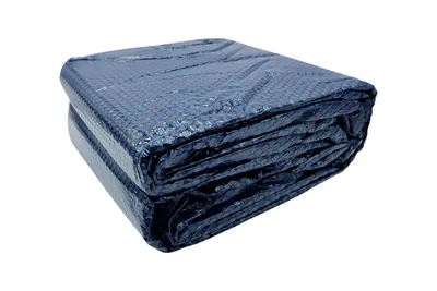 Produktbild von Solarnoppenfolie 5,25 x 3,20m oval 125mic blau-schwarz