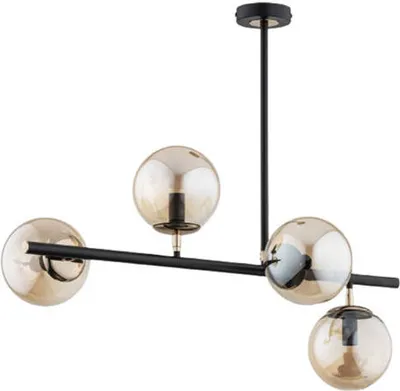 Immagine prodotto di Lampada da soffitto in stile industriale nera a 4 punti LURO 4xE14 10W ALF63031 Alfa