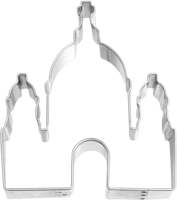 Produktbild von Birkmann Ausstechform Berliner Dom, Ausstecher, Plätzchenform, Keks, Plätzchen, Edelstahl, 9 cm, 193574