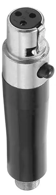 Mini XLR auf 3,5 mm Adapter, 3-polig, für Mikrofon-Bodypacks