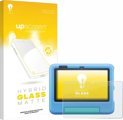 Produktbild von upscreen Entspiegelungs Schutzglas für Amazon Fire 7 Kids 2022 Schutzfolie Panzer Folie Glas Display Schutz matt