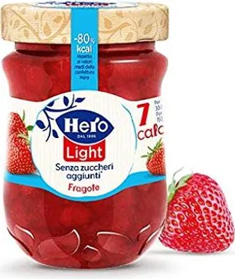 Produktbild von Hero Light Fragole Konfitüre Leichte Brotaufstriche Erdbeeren Italien 280 g