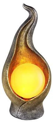Produktbild von LED Gartenleuchte, Silber, Gold, Leuchtkugel, H 26,5cm