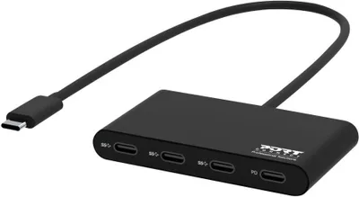 Image de Port USB HUB TYPE C,3x USB C, 1x Typ C PD 100W