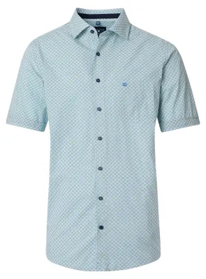 Produktbild von Redmond - Comfort Fit - Herren Freizeithemd Kurzarm (251065999), Größe:S, Farbe:Grün(60)