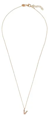 Produktbild von Vergoldete Halskette mit Swarovski-Perlen V AL4258.01.922