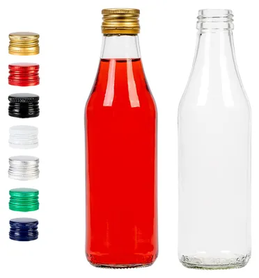 Zdjęcie produktu dla 20x butelka Klasyk 250ml na nalewki, bimber, likier, soki