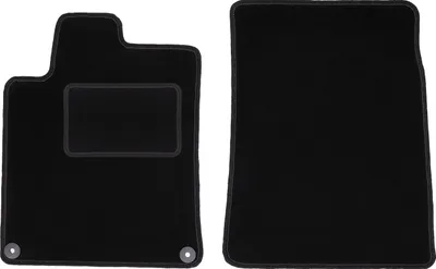 Immagine prodotto di Wielganizator tappetini auto velours anteriori adatto per Citroen C5 I (2001-2008, berlina, station wagon) neri, set 2 pz, con fissaggi