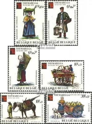 Produktbild von Briefmarken Belgien 1975 Mi 1841-1846 (kompl.Ausg.) postfrisch Motivbriefmarken