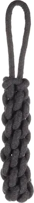 Productafbeelding van Flamingo-hondenspeelgoed, touwtrekspel "Ringo", grijs, afmetingen: 40 x 6 x 6 cm