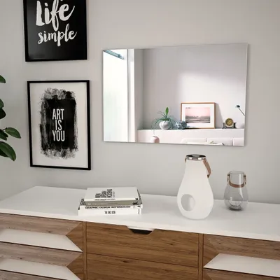 Obrázek produktu pro The Living Store Nástěnné zrcadlo 60 x 40 cm obdélníkové sklo