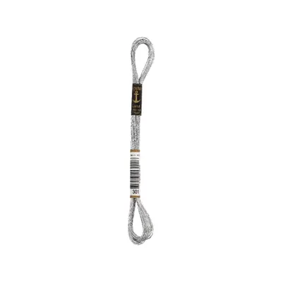 Produktbild von Anchor Lame 8m silberfarbig Farbe 301, 6-fädig
