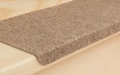 Produktbild von Stufenmatten Ramon MW Rechteckig mit Winkel Beige-Hellbraun 15 Stück