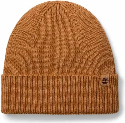 Image de TIMBERLAND - Men's ribbed beanie with logo patch  - Size OS