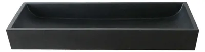 Produktbild von Beton Waschbecken 100 cm Länge 37 cm Tiefe 12,5 cm Höhe