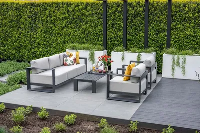Produktbild von Garden Impressions Levanto  Loungetisch - 140x68 cm - carbon black