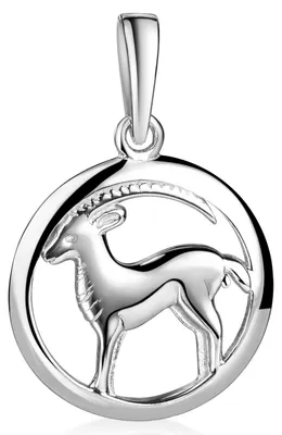 Produktbild von MATERIA by Matthias Wagner Kettenanhänger Sternzeichen Steinbock 925 Silber wahlweise mit Kette KA-488
