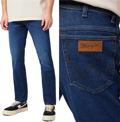 Produktbild von WRANGLER, Herren Jeanshosen, Slim fit, TEXAS SLIM, W31 L34, Blau, Jeans, baggyjeans, buggy