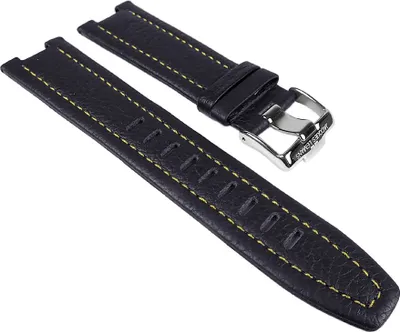 Produktbild von Jacques Lemans Dover Ersatzband Leder mit Kontrastnaht 1-1484, Farbe:dunkelblau