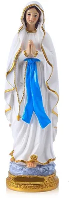Immagine prodotto di Statua della Madonna da 30 cm, regalo religioso: statua della Santa Madre Maria, statua cattolica della Madonna in resina per decorazioni religiose d'interni