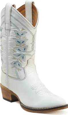 Produktbild von Jama Old West Westernreitstiefel Westernstiefel Kinder u. Jugendliche, weiß, Größe:30