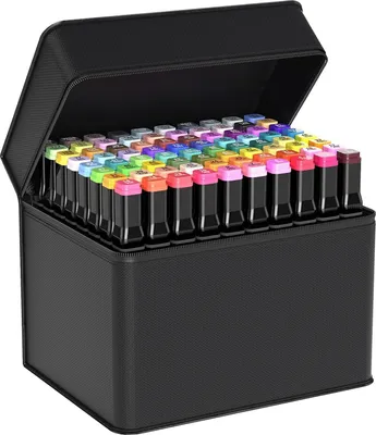 Produktbild von Permanentmarker Filzstifte Copic Marker Lackmarker Stifte Set 80-tlg
