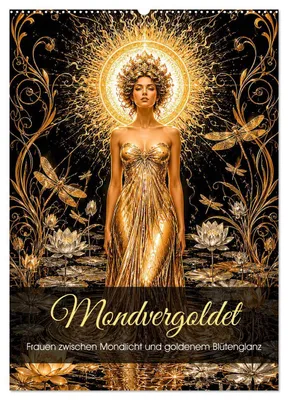 Produktbild von Mondvergoldet (Wandkalender 2027 DIN A2 hoch), CALVENDO Monatskalender