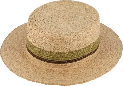 Produktbild von Fiebig Strohhut Kreissäge Raffia mit Papiergarnitur Nussbraun Gr. 57