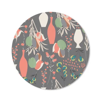 Produktbild von MuchoWow® Mauspad Mousepad Blumenstrauß - Blumen - Muster 40x40 cm - Mousepads - Maus Mat - Pad - Mausunterlage - Schreibtisch Accessoires