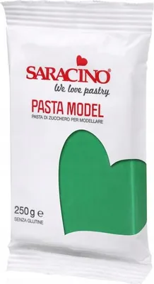 Produktbild von Grüner Modellierzucker Grüne Modellierpaste 250g - Saracino