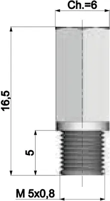 Produktbild von Vergaser Hauptdüse Polini für Keihin PWK, Polini CP, OKO, Naraku, Stage6 Vergaser - 105