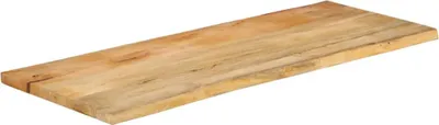 Produktbild von vidaXL Tischplatte mit Baumkante 140x60x2,5 cm Massivholz Mango