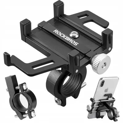 Produktbild von Rockbros 699-BK Fahrrad Handyhalterung Aluminium Stark
