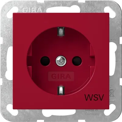 Produktbild von Gira SCHUKO-Steckd. SH WSV 4453108