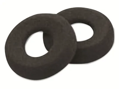Produktbild von HP Poly Blackwire C310/320 Ohrpolster aus Schaum (2 Stück), Kissen-/Ringsatz, Schwarz