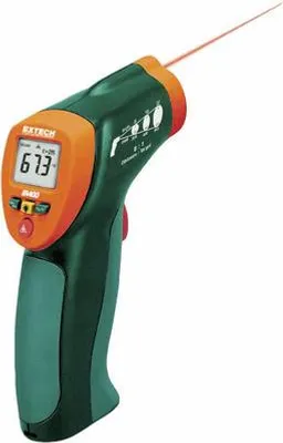 Obrázek produktu pro Infračervený teploměr EXTECH IR400, IR teploměr, optika 8:1, rozsah měření -20 až + 332 °C (IR400)