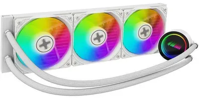 Immagine prodotto di Raffreddamento ad acqua, XILENCE LQ360G ARGB White, radiatore da 360 mm, 3 ventole ARGB da 120 mm, AIO