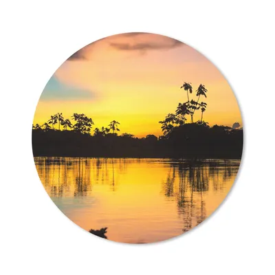 Produktbild von MuchoWow® Mauspad Mousepad Wasser - Natur - Sommer - Himmel 20x20 cm - Mousepads - Maus Mat - Pad - Mausunterlage - Schreibtischmatte