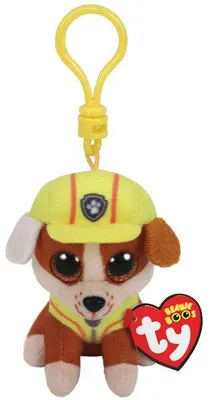 Produktbild von TY - Paw Patrol Plüschanhänger (8,5cm) Rubble