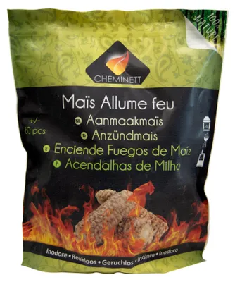 Productafbeelding van Maïskolf 1 kg, voor barbecue, natuurlijke ontsteking