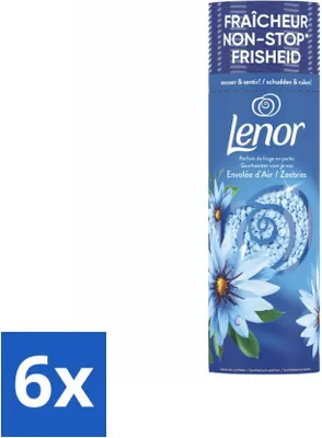 Produktbild von Lenor – Duftverstärker – Meeresbrise – Non-Stop-Frische – 19 Wäschen - Vorteilspack - 6 Stücke