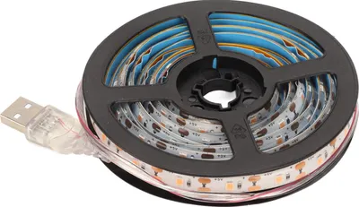 Obrázok produktu pre Rast rastlín Svetelný pás plného spektra Vodotesný USB napájaný LED lampou na rast rastlín pre DIY hydroponický pestovateľský stan 5V 3 metre / 9,8 stopy