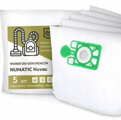 Produktbild von Numatic Nuvac Synthetische Staubsaugerbeutel 5 Stück